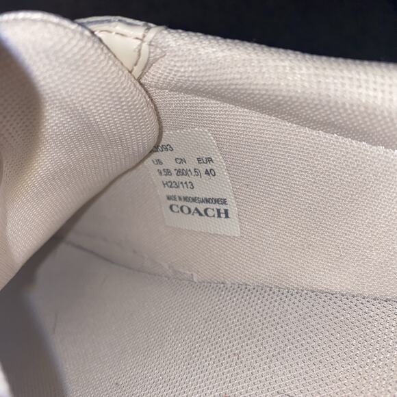 Coach Women’s Lowline Low Top Sneaker with Signature Valentine’s Day 9.5B - Picture 10 of 10